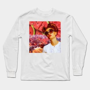 Citrullus Lanatus - Surreal/Collage Art Long Sleeve T-Shirt